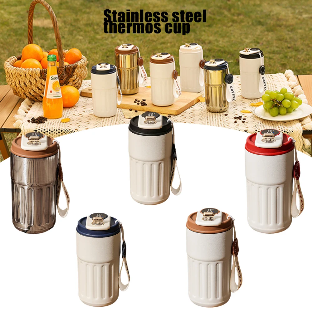 New Style Good Looking 316 Stainless Steel Insulated Coffee Mug Double Wall Portable Travel Water Cup For Men Women Reusable