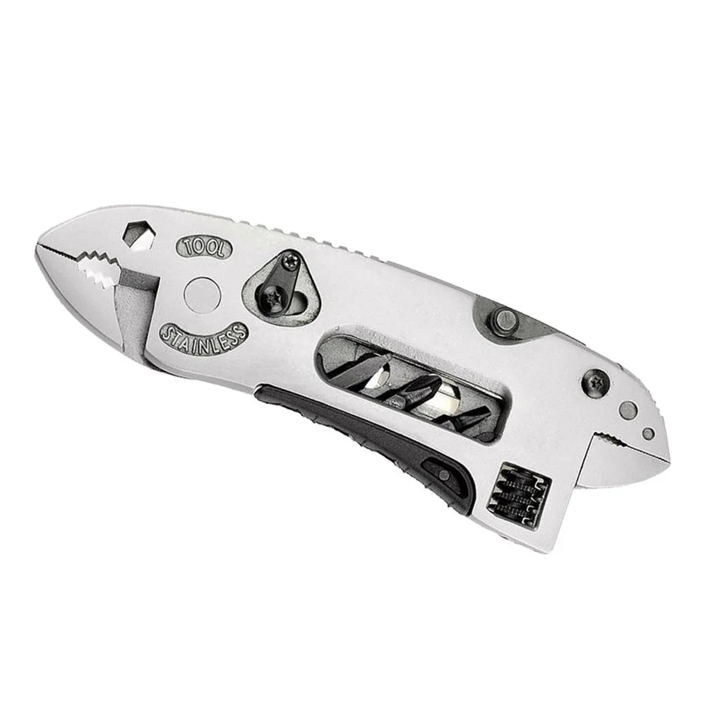 Multi-tool Survival Knife Multi Tool Set Purpose Adjustable Wrench Knife Wire Cutter Pliers Survival Emergency Gear Tools Set