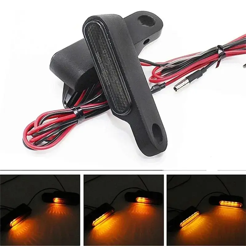 Strict Turn Signal Light Lamp Indicator Handlebar Led Motorcycle Flasher Amber Mini Flowing Water 12V IP68 Waterproof