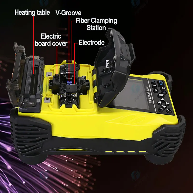 Large Fiber Diameter Optical Fiber Fusion Splicer Ftth For Sale Splicing Machine