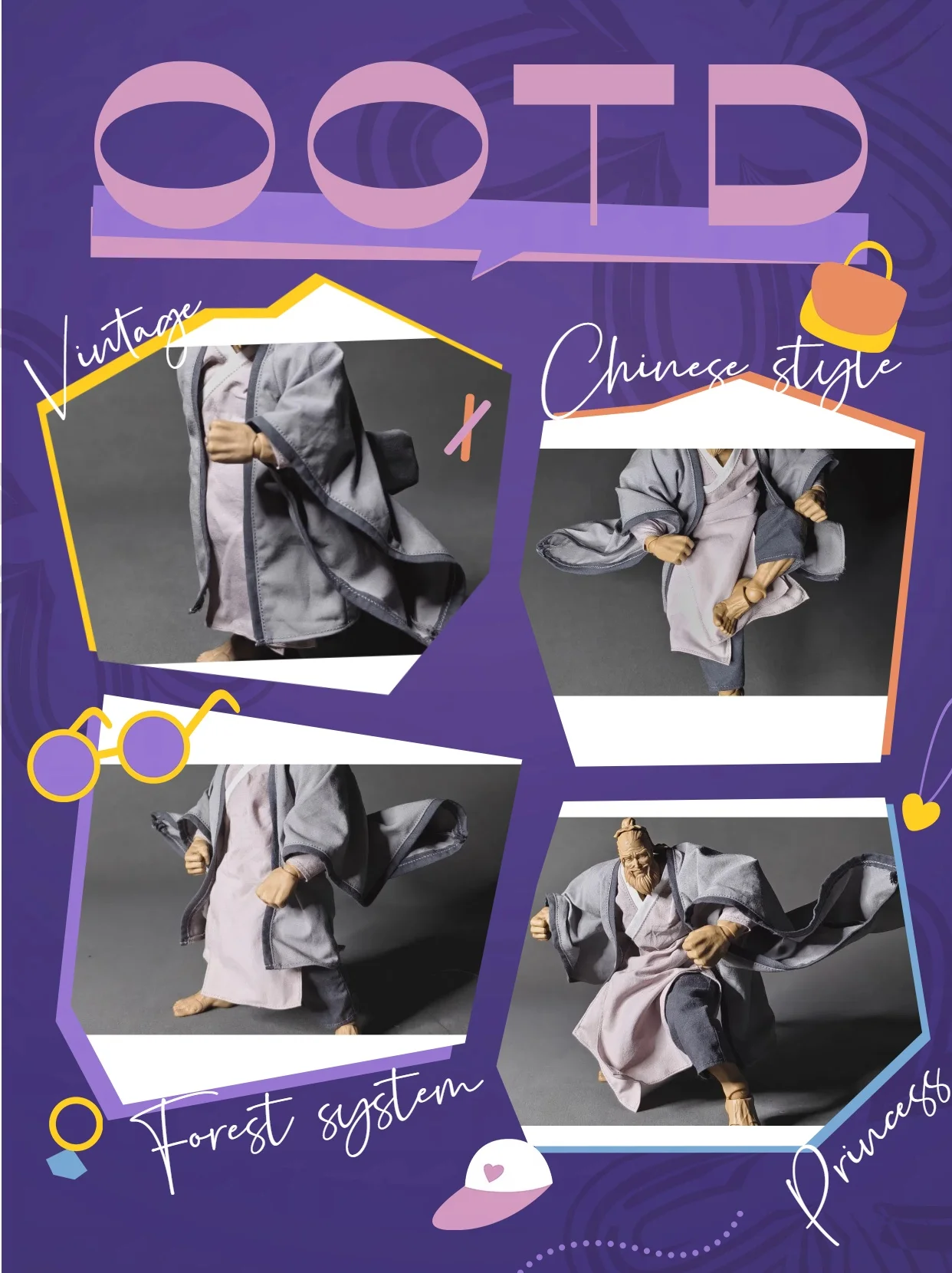 

【Без рисунка】Традиционная одежда мужского солдата в масштабе 1/12, халат Конфуций для 6 дюймов, экшн-фигурка, модель игрушки, подходят для Романки, сильный