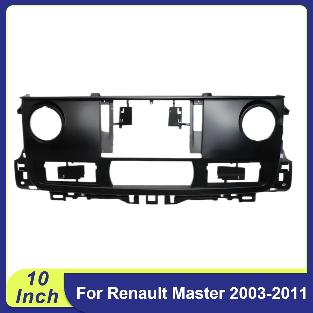 

10 Inch 2Din Car DVD Frame Audio Fitting Adaptor For Renault Master 2003 -2011 Dash Trim Kits Facia Panel 2 Din Radio Player