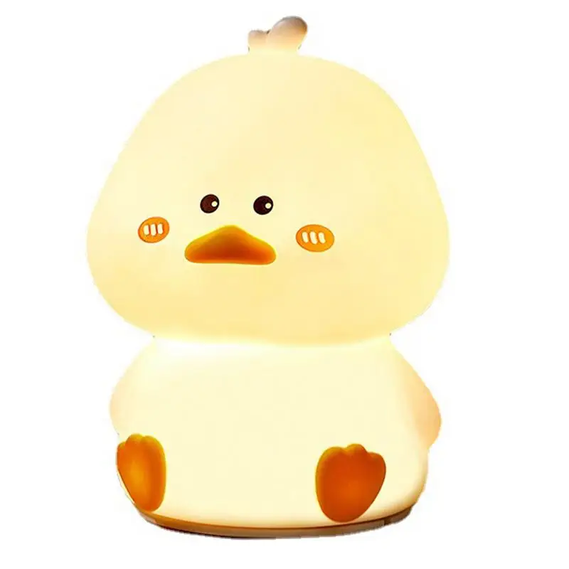 

Nursery Night Lights Touch Sensor Night Light For Bedroom Duck Shape Bedroom Desk Light USB Charging Ambient Night Light For Kid