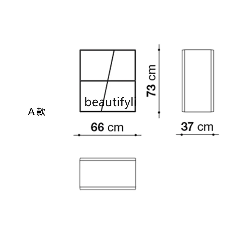 Bookcase Creative Minimalist Antique Shelf Open Book Partition Display Stand