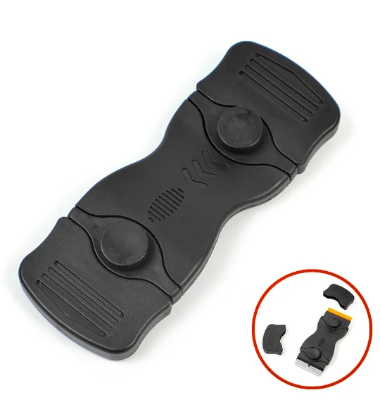 Замена лезвия скребка для варочной панели из нержавеющей стали, сверхмощный очиститель для стеклянной/керамической плиты для наклеек, наклеек, удаления герметика