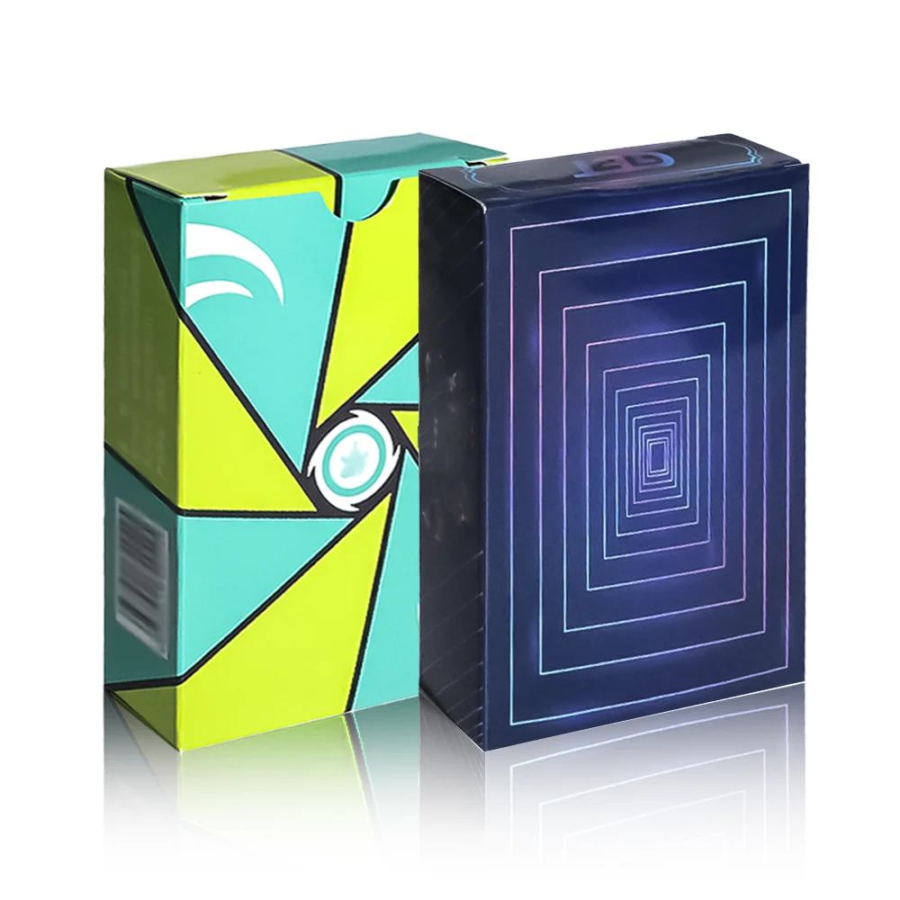Creative Collection Futuristic Playing Cards Waterproof Poker Cards 55PCS Magic Deck of Cards for Games Parties and Gifts