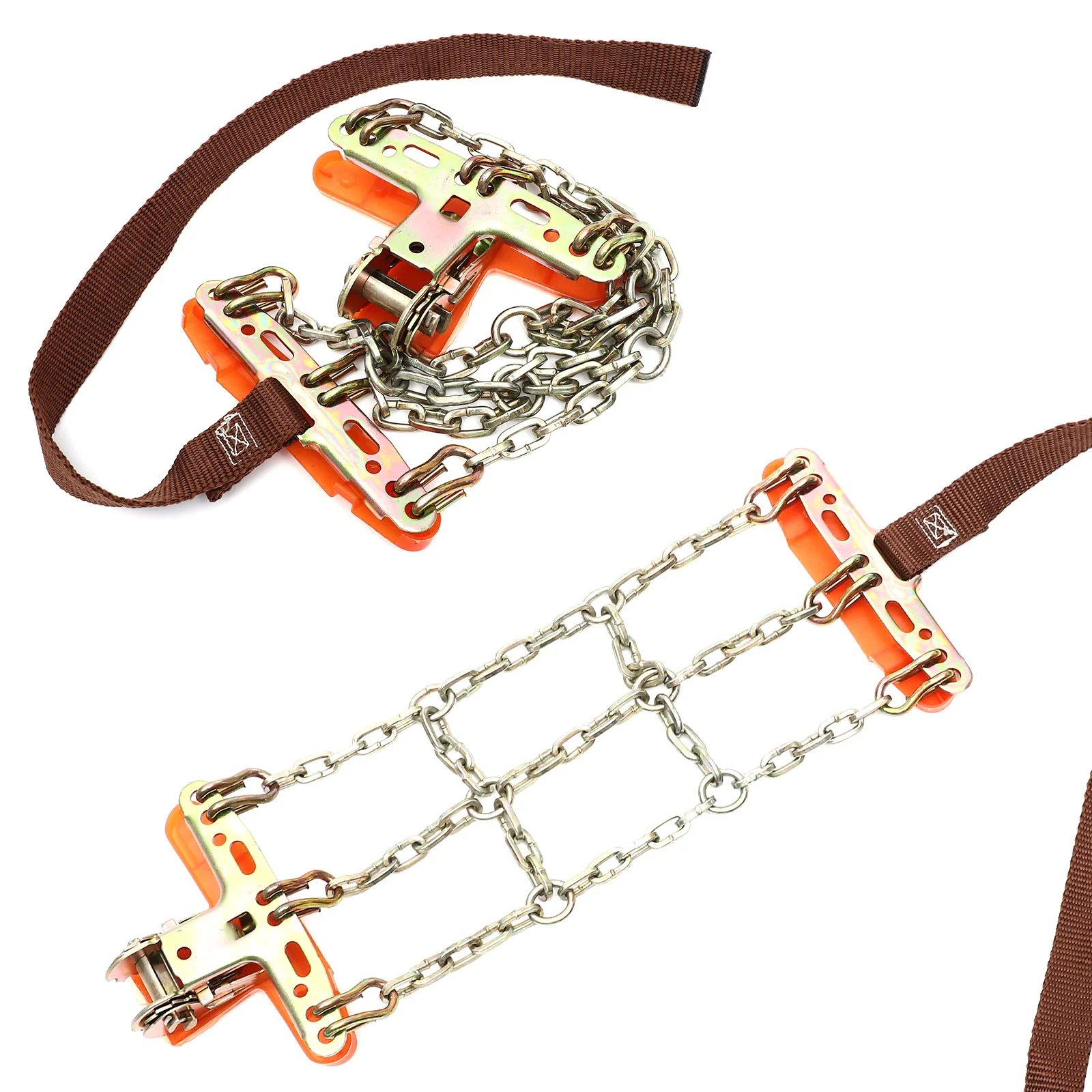 2 Pcs Tire Chains Anti-Skid Snow Tires Non-slip Emergency Vehicle Traction Steel Automobile