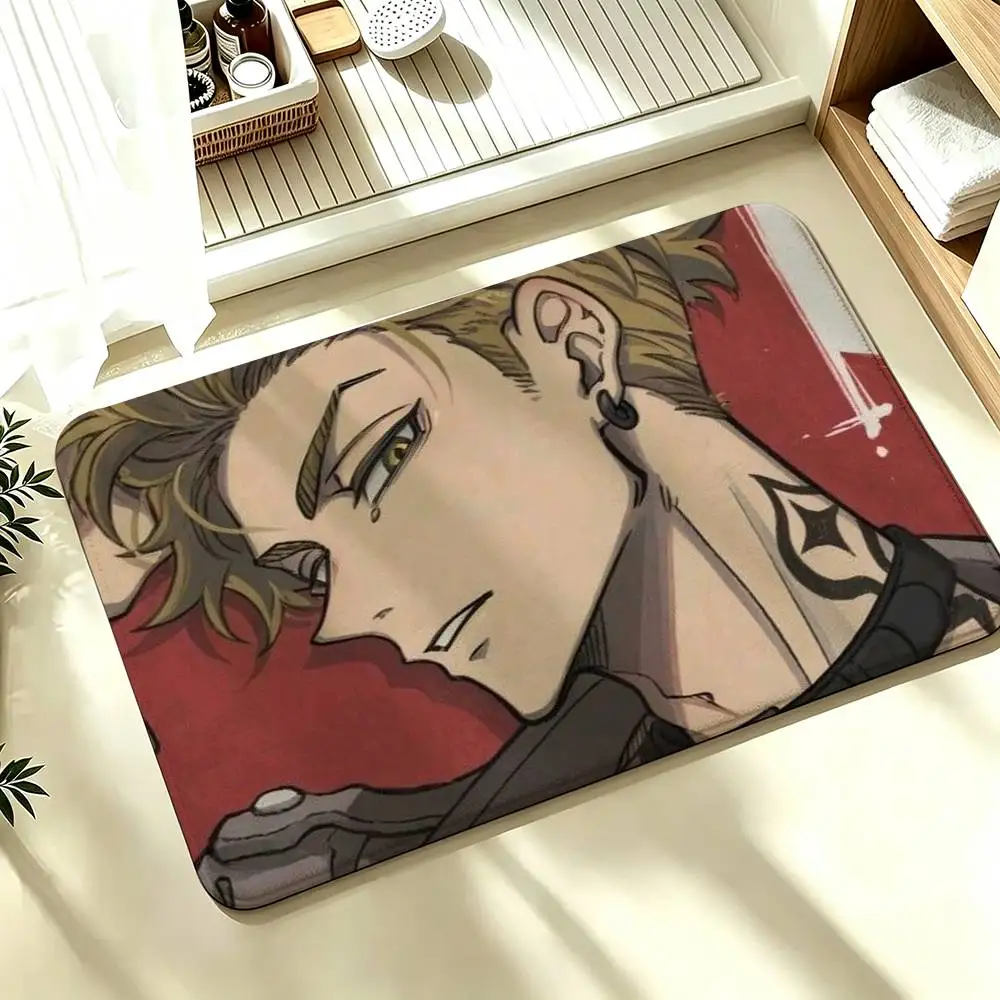 Enjin G-Gachiakuta Shower Room Absorbent Small Floor Mat Soft Comfortable Decorative Foot Mat