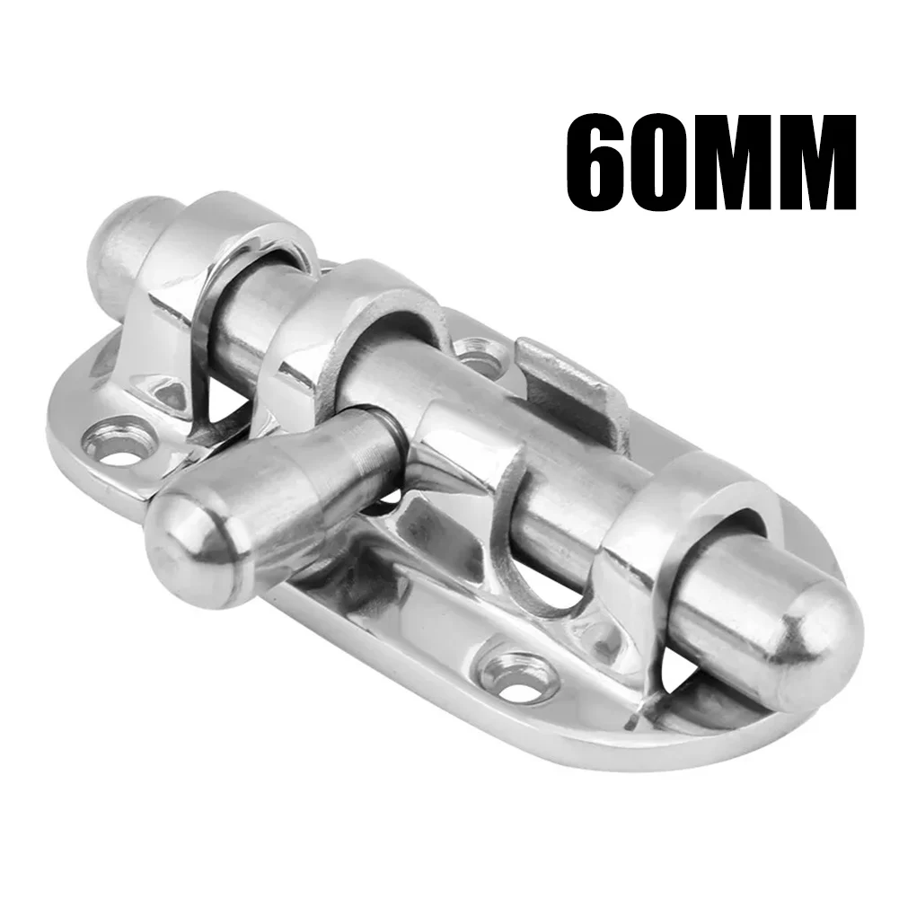 Auto Parts Stainless Steel Marine Boat Door Glass Lock Latch Slide Bolt Clasp Thickened Door Bolt Door Buckle Ship Spare Parts