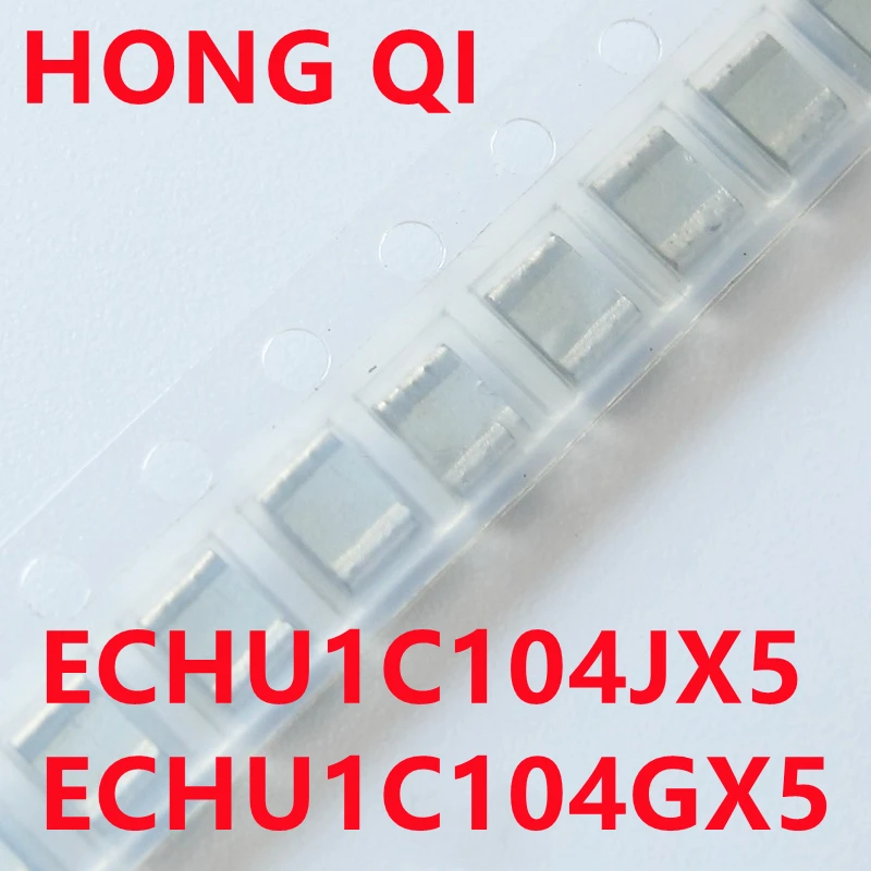 10PCS ECHU1C104GX5 Thin Film Capacitor 0.1uF 16VDC 2% PPS FILM 1210 ECH-U1C104JX5 5% CBB Polyester Capacitor New Original