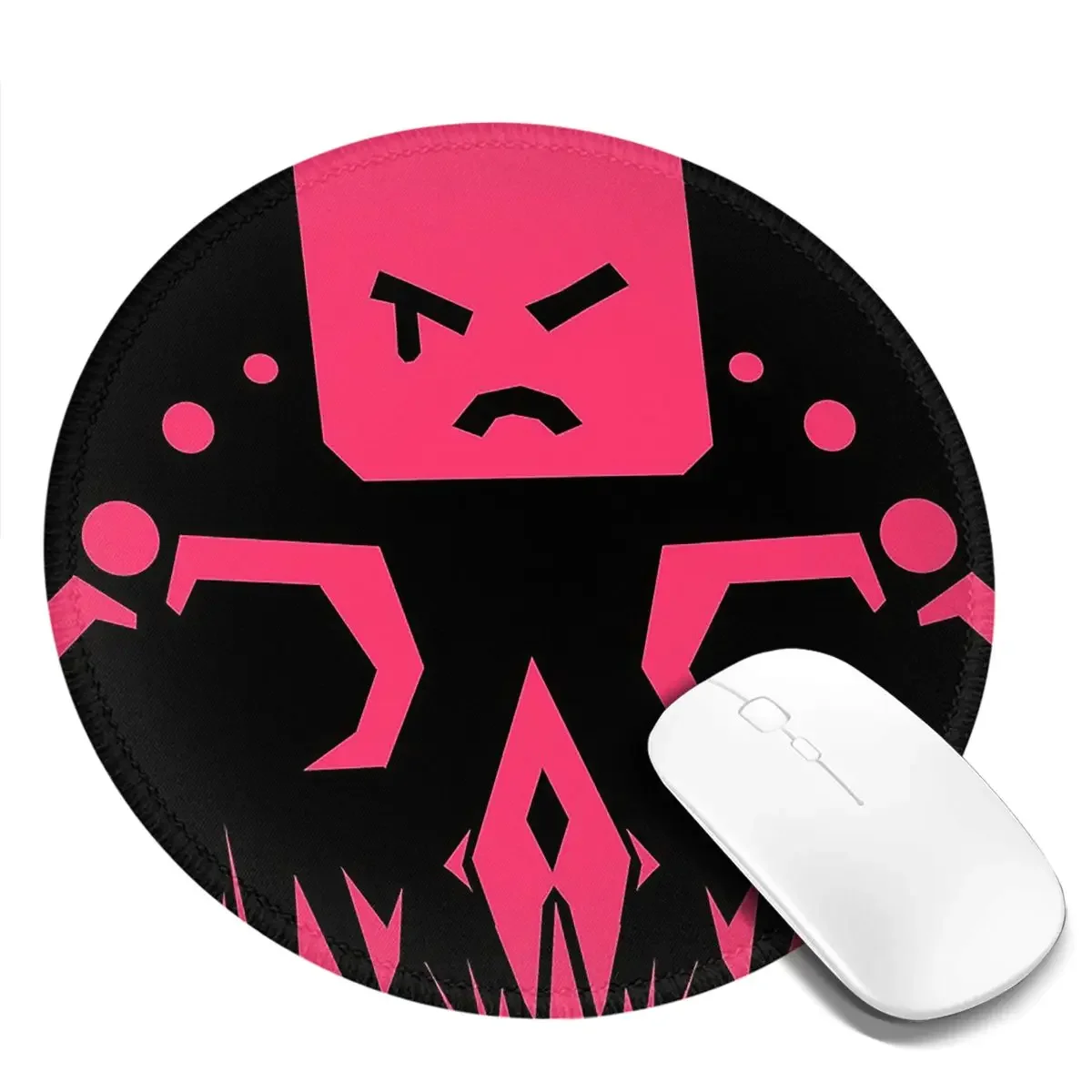 Just Shapes And Beats Blixer Round Mouse Pad Computer Keyboard Mouse Mat Gamer Laptop Desk Mat Office Table Mats