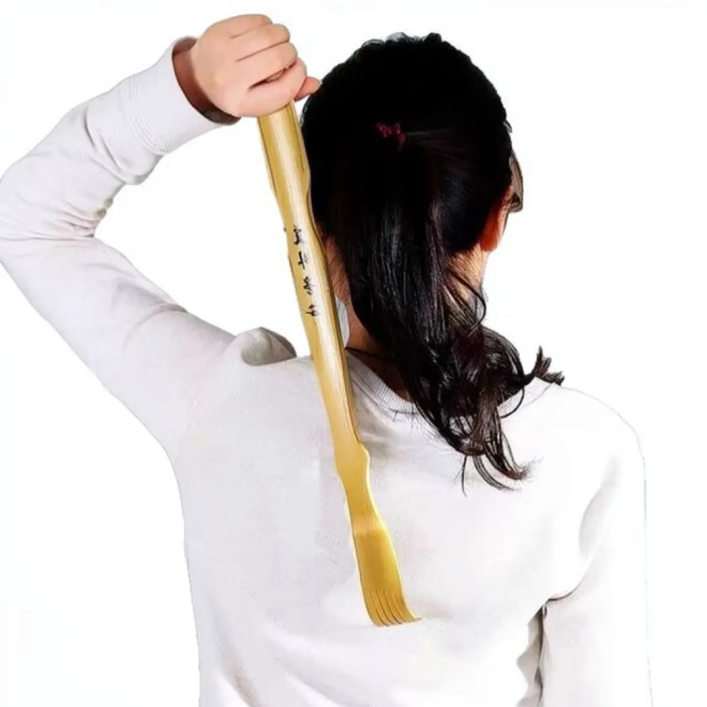 Portable Telescopic Back Scratcher Wooden Massager Tool Adjustable Extendable Body Itching Relief Device Gift For Family Adults