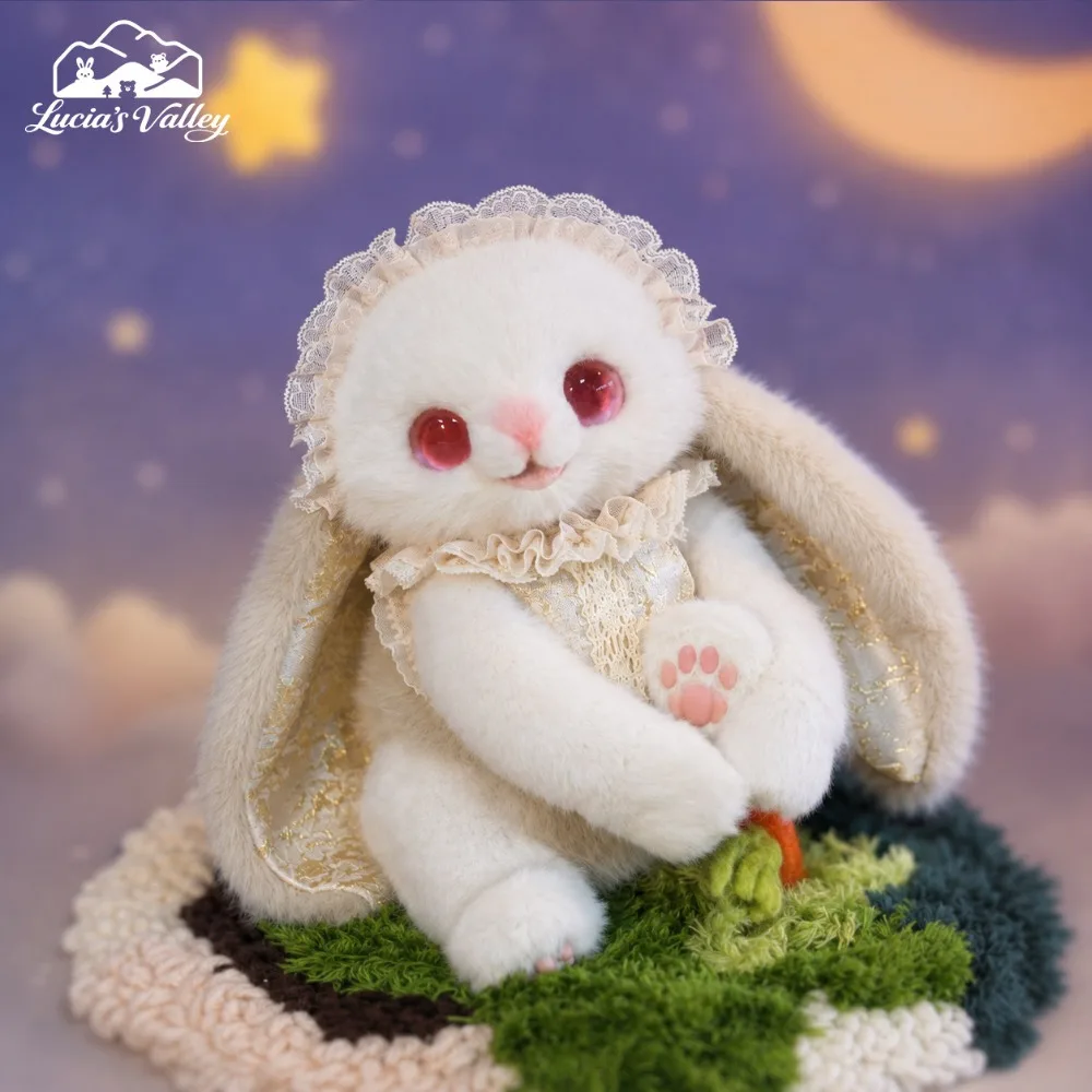 Beige Naya Rabbit Lucia Valley Original Handmade High-end Fragrance Healing Plush Doll Exquisite Girls Gift Tabletop Ornament