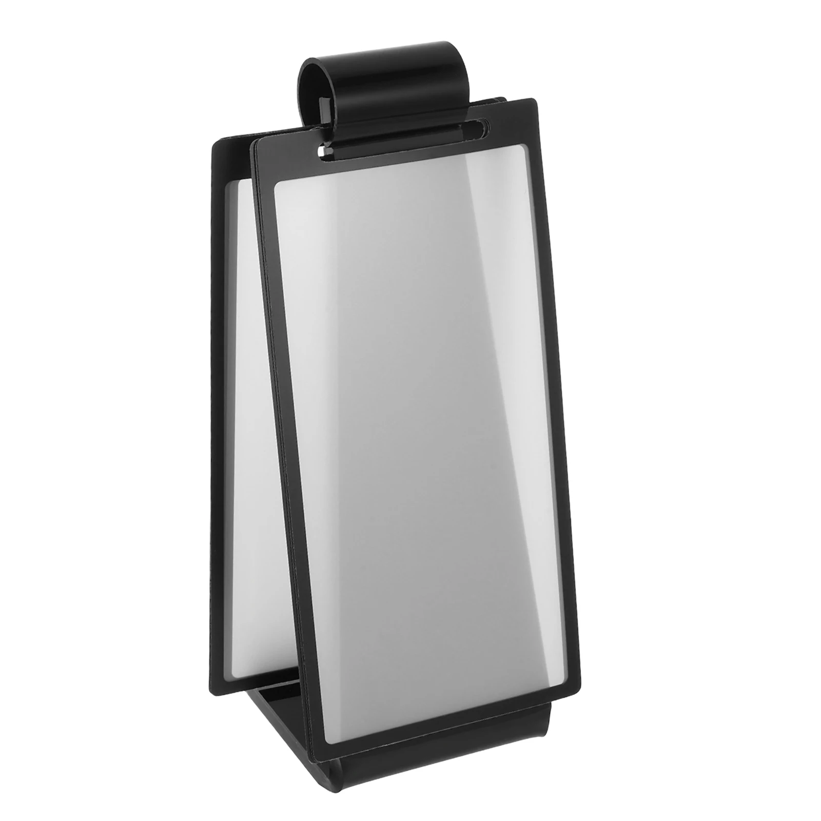

Page Turning Card Display Stand Acrylic Menu Holder Desktop Advertising Rack Flip Sign Material Stable Placement