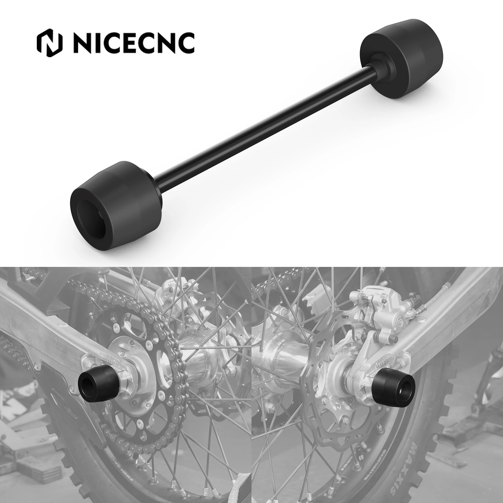 

NICECNC For 2024 KTM EXC 300 SX 125 SXF 450 EXCF 450 350 Husqvarna TE 300 GasGas EC 300 Rear Axle Slider Fork Protector Guard