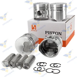 4D56 4D56T Engine Piston With Pin Lock 4-cylinder For Mitsubishi MD304835 MD304838 MD377962