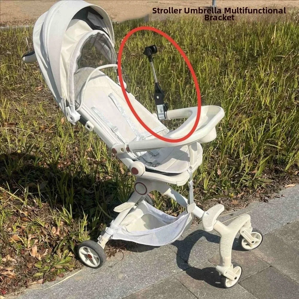 Rainproof Adjustable Umbrella Mount Stand Adjustable Angle Non-slip Clamp Wheelchair Umbrella Holder Flexible Universal