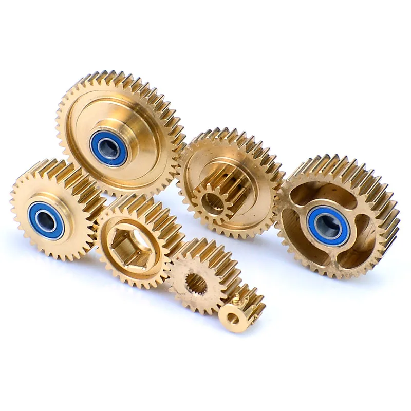 مركبة يتم التحكم بها عن بُعد معدن النحاس علبة التروس مجموعة تروس ل 1/14 تاميا سكانيا 770S R620 فولفو 3363 1851 رجل سيارة