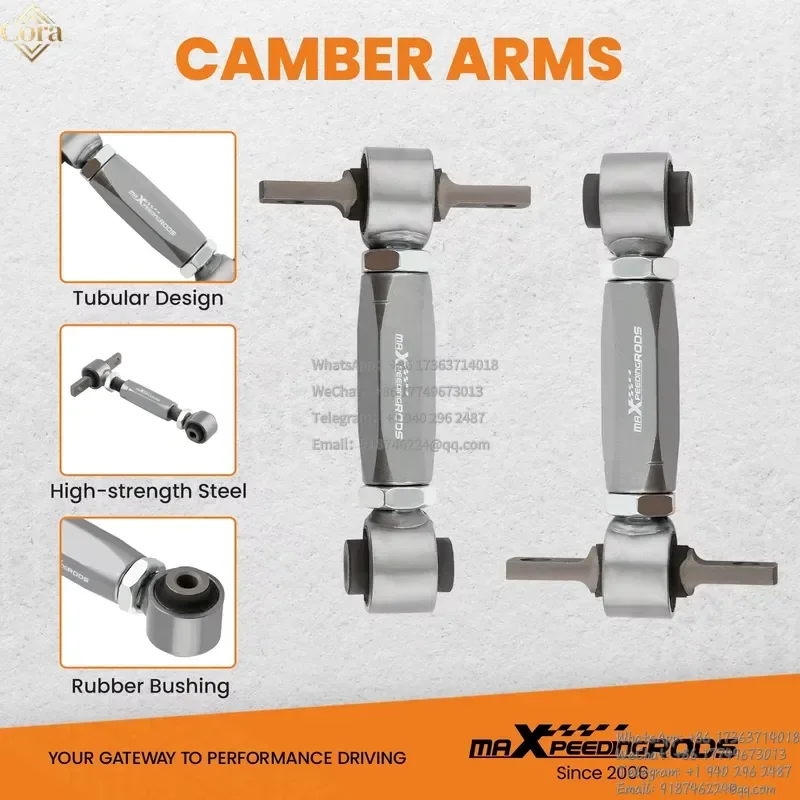 4pcs Adjustable Front Rear Upper Camber Arm For CR-V CRV RD1-RD3 1997-2001