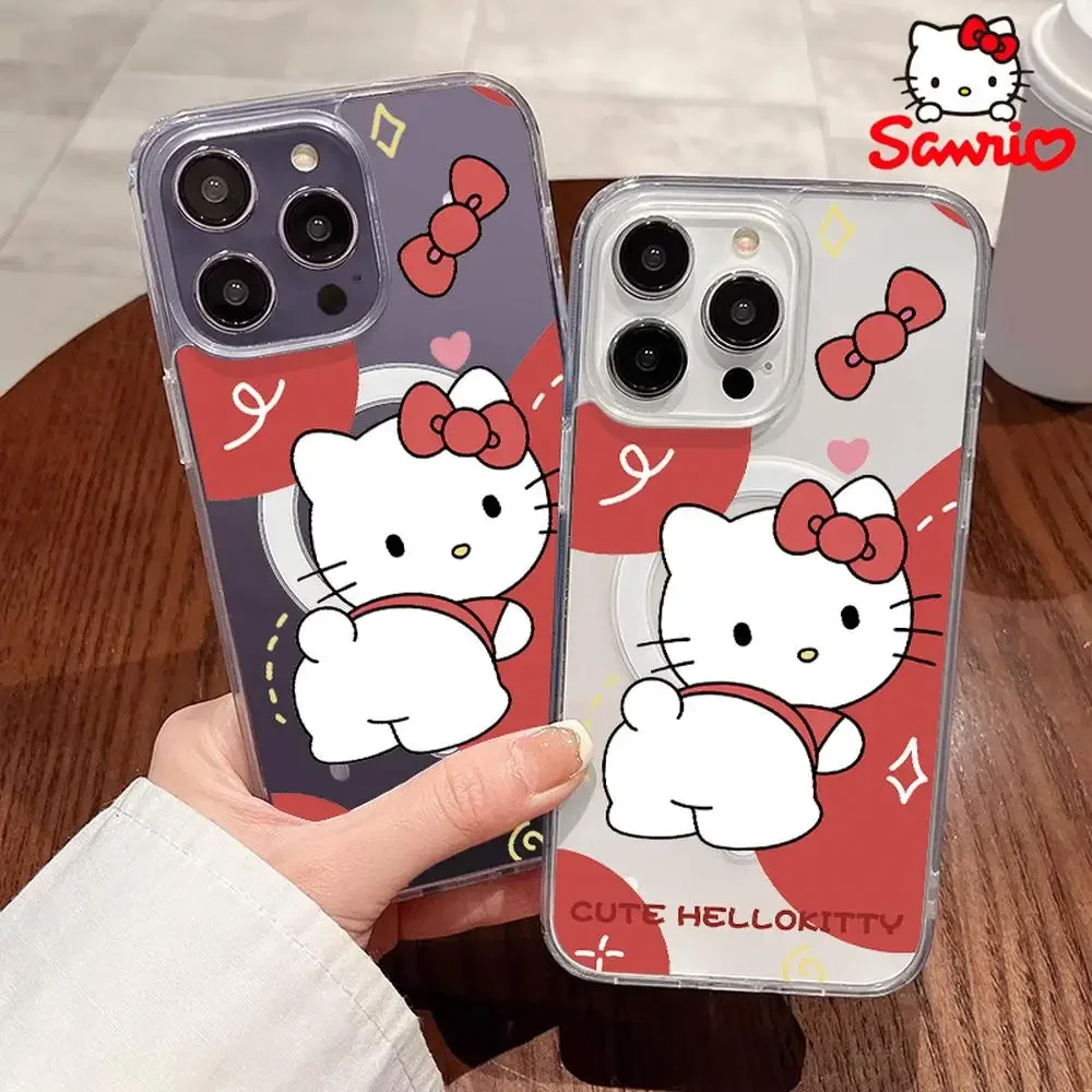 

Чехлы для телефонов Sanrio Hellokitty Iphone 16/15/14/13/12/11/x/xs Max для женщин Iphone 16, чехол Promax Sanrio Kt, модный аксессуар, подарок