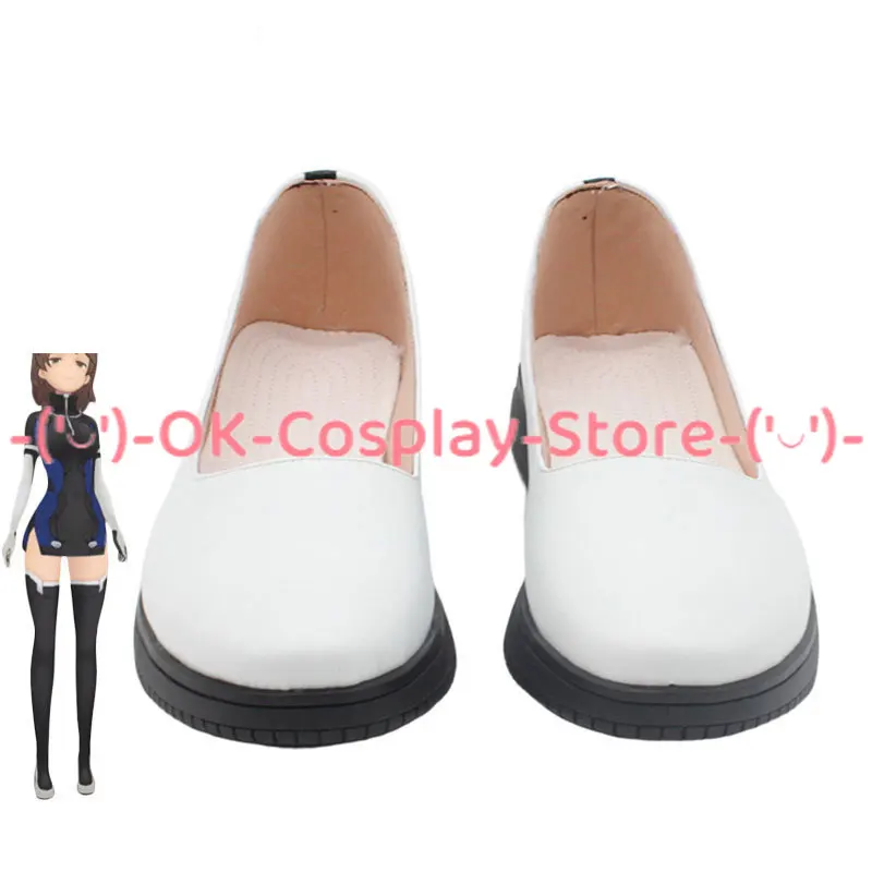 

Akino Onaga Cosplay Shoes Game Alice Gear Aegis Cosplay Props PU Leather Shoes Halloween Carnival Boots Custom Made