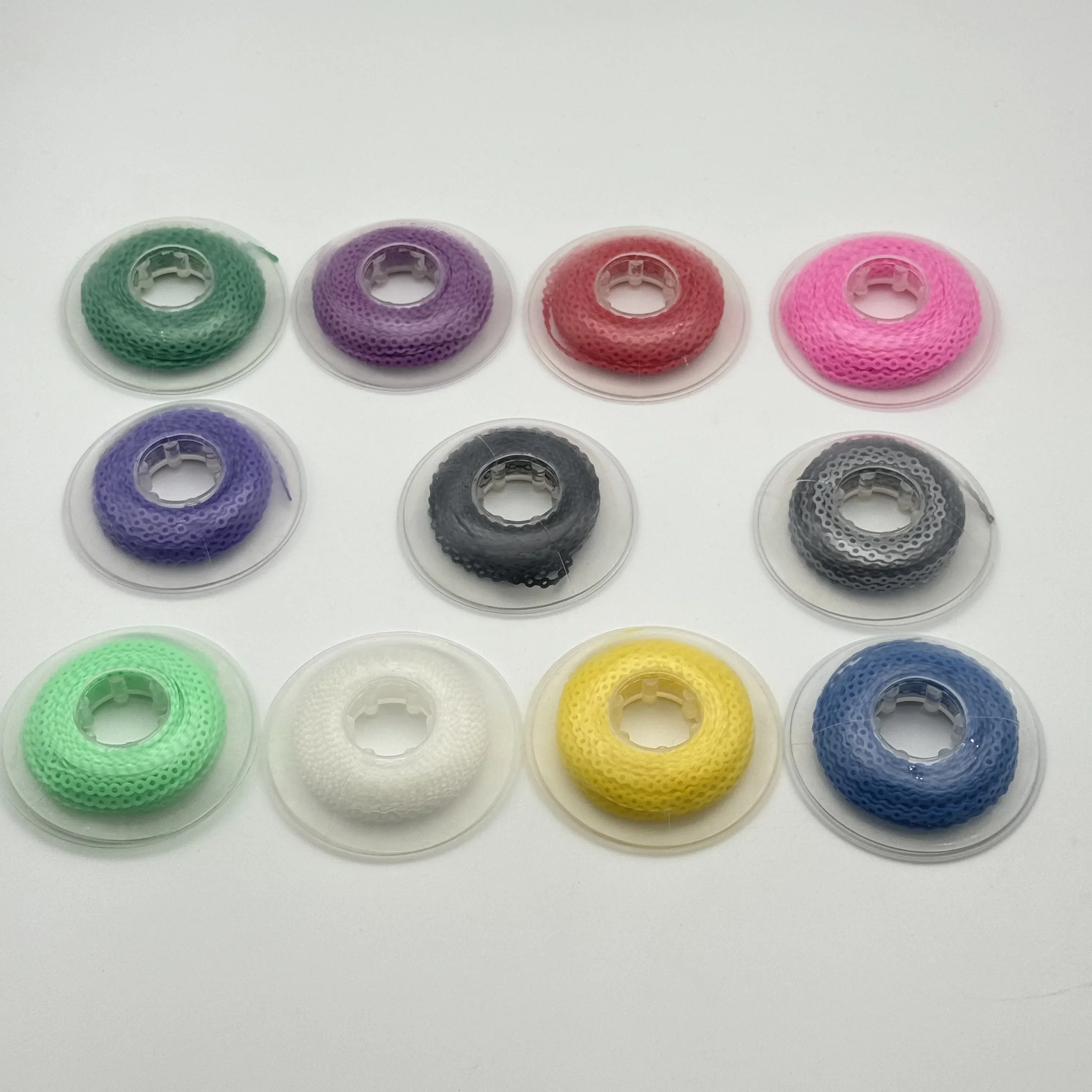 1Roll Dental Orthodontic Power Chain, Elastic Colored Rubber Band Continuous Power ChainOrthodontic Material Supplies, Ortho Kit