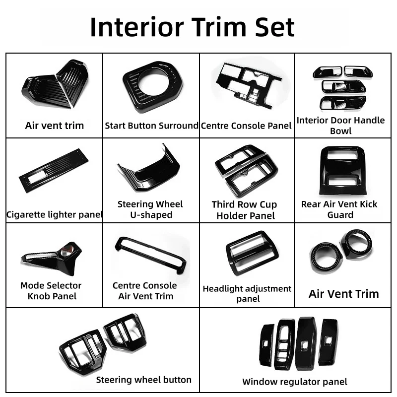 

For Toyota Land Cruiser 250 Prado LC250 2024-2025 Car Cigarette Lighter Panel Cover Third Row Water Cup Interior Accessories