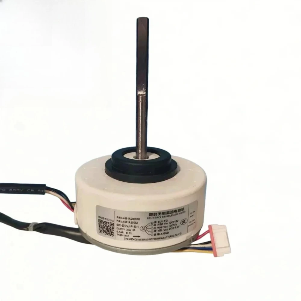 New Frequency Inverter Air Conditioner Indoor Fan DC Motor 4681A20091U 4681A20091J SIC-37CVJ-F130-1 Long Axis Air Conditioning