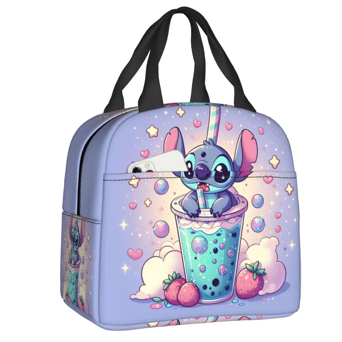 مخصص غرزة معزول علب الاغذية للنساء قابلة لإعادة الاستخدام الدافئة برودة حقيبة الغداء الحرارية أطفال مدرسة الغذاء نزهة الحاويات حمل الحقائب