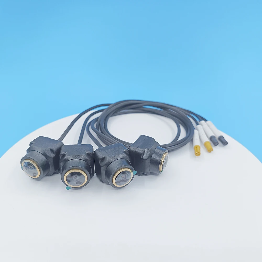 3D AHD 1080P car camera 360°Panoramic view 4 square cameras with rearview mirror housing For Volvo S60/V40/V60 For Android