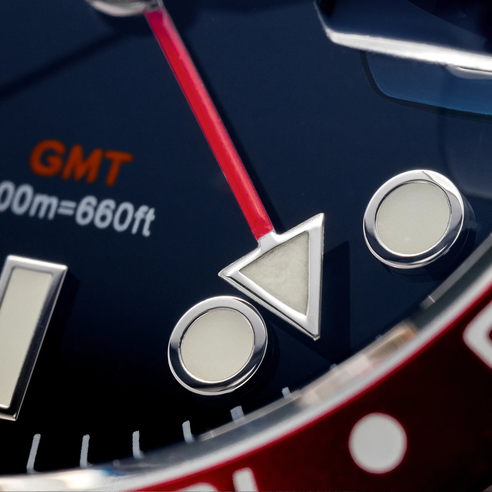 ADDIESDIVE 39Mm GMT Jam Tangan Pria Baja Tahan Karat BGW9 Jam Tangan Kuarsa Super Bercahaya Jam Tangan Kaca Cermin Gelembung AD2035 Reloj Hombre