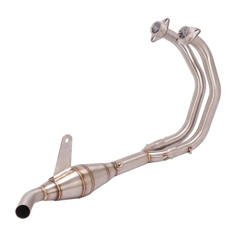 Slip On For Yamaha YZF R3 R25 MT-03 MT25 MT03 2014 - 2024 Motorcycle Exhaust Escape Front Mid Link Pipe Connect Original Muffler