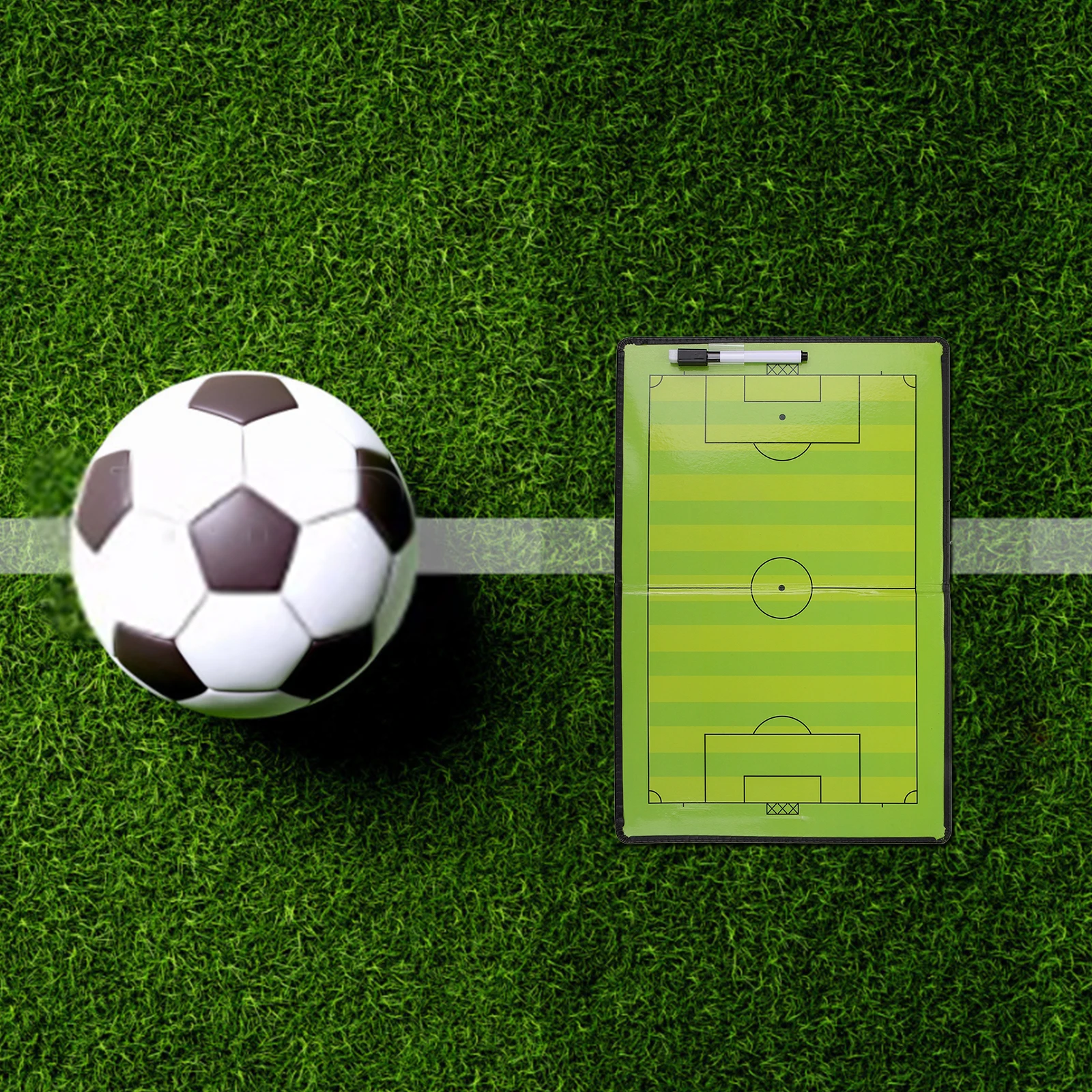 

Portable Foldable Soccer Kit Magnetic Eraser Football Training Match Supplies Lightweight Practical