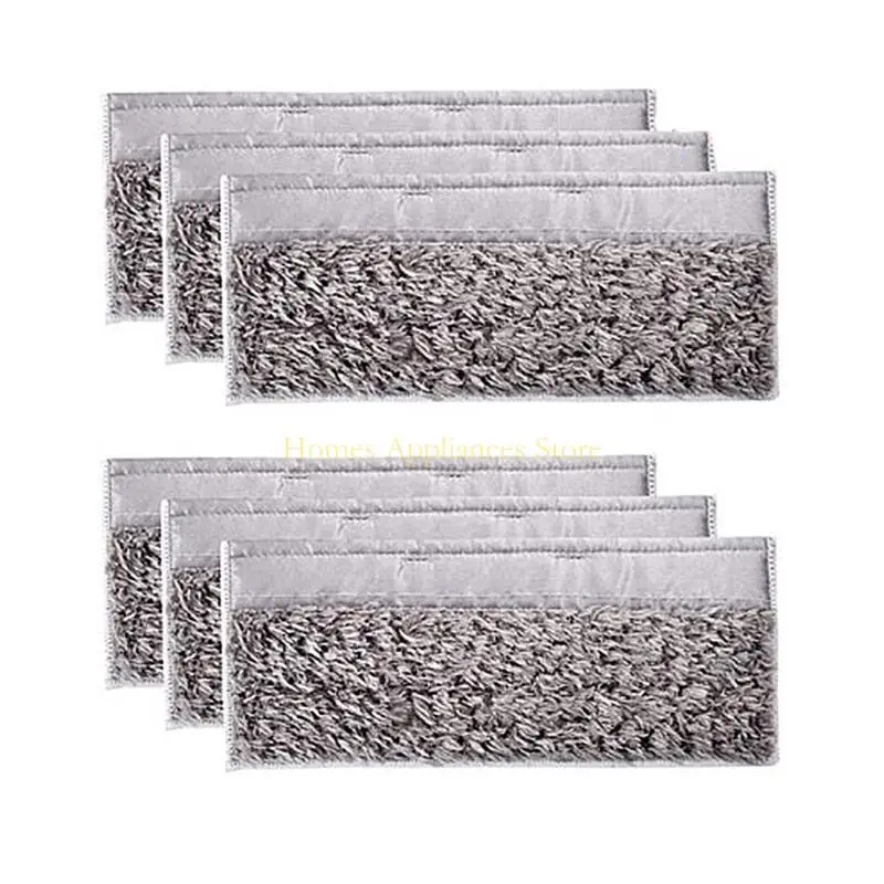 D0AB 6/12pcs для мытья швабня ткань тряпки тряпки аксессуары аксессуары робот пылесос сухой мокрый очиститель ткани ткани ткани