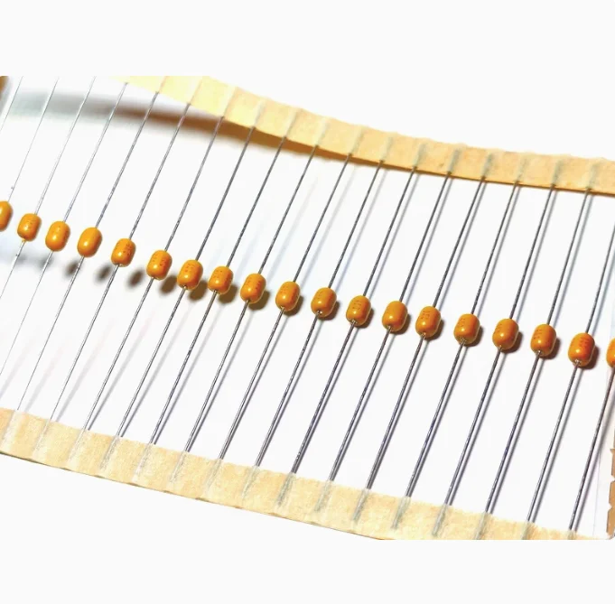 100PCS CT42 Axial Multilayer Ceramic Monolithic Capacitor 50V 474 223 224 105 104 103 102 1NF 10NF 100NF 22NF 220NF 470NF