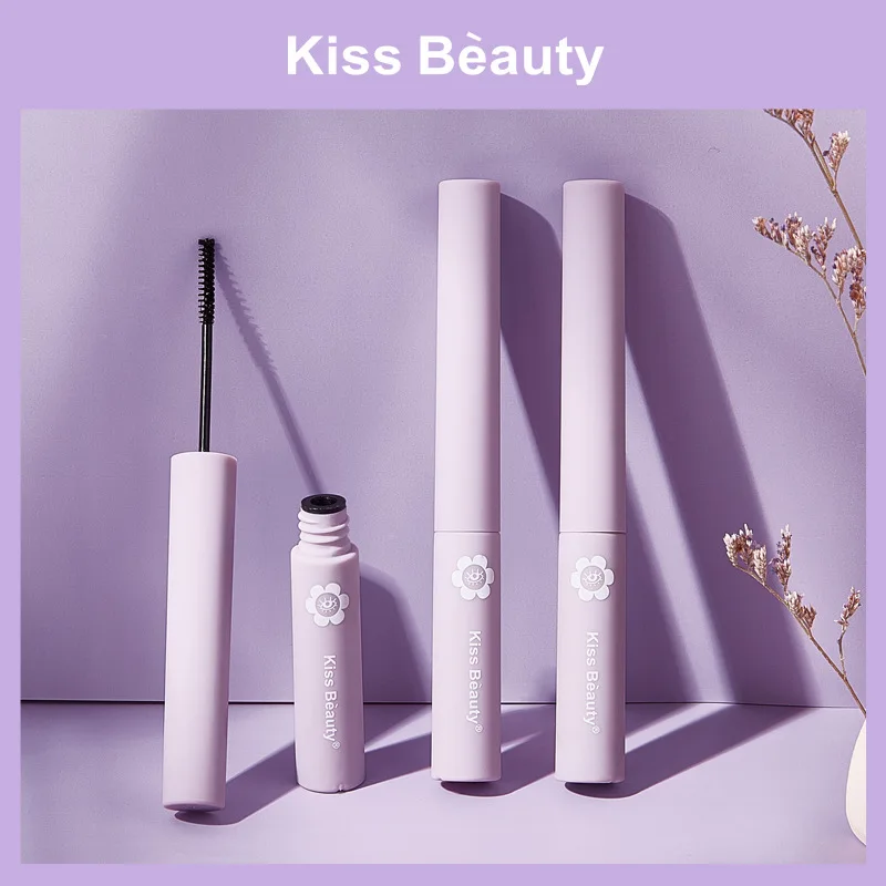 Mascara mat en Fiber de soie, maquillage pour les yeux, brosse Ultra-fine, allonge les cils, imperméable, séchage rapide, noir, bouclé, cosmétique, 5g