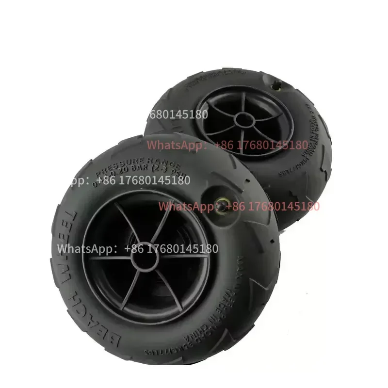 9‑Inch PVC Inflatable Sand Balloon Wheel, Replacement Wheel for Beach Wheelchair, Kayak & Fishing Cart - view 4