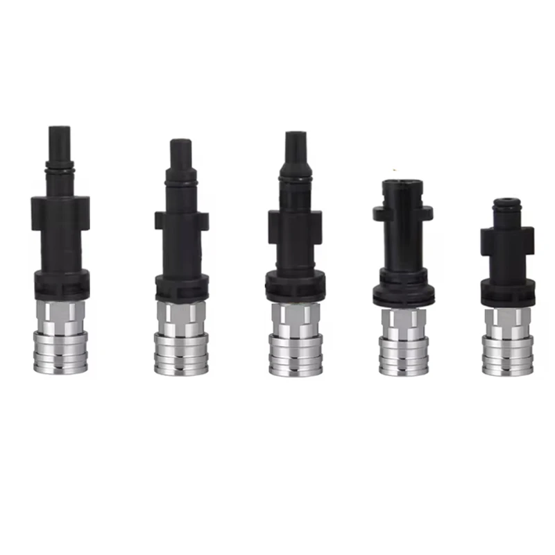 Pressure Washer Quick Connector 1/4 Stainless Steel Adapter to Washer Gun Nozzle Foam Lance Fitting for Karcher Bosch Lavor