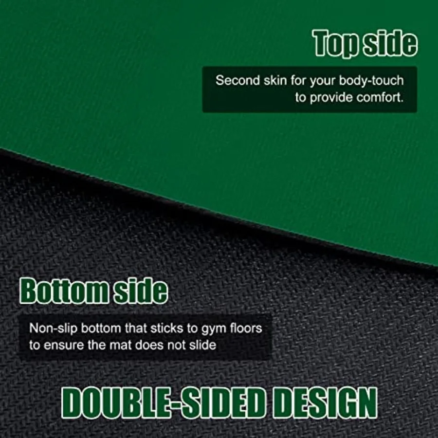 Long Jump Mat for Gym School Home Use: Carpeted Non-Slip Surface with Hash Marks Blue Durable PVC Foam Core view 4