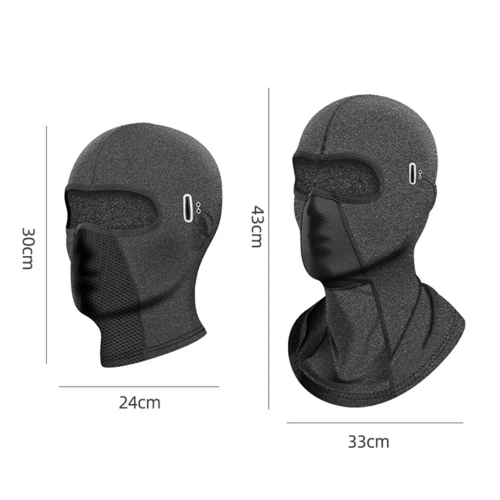 Outdoor Cycling Balaclava Windproof Warm Motorcycle Helmet Breathable Ice Scarf Cold Protection Face Ski Mask for Winter Riding