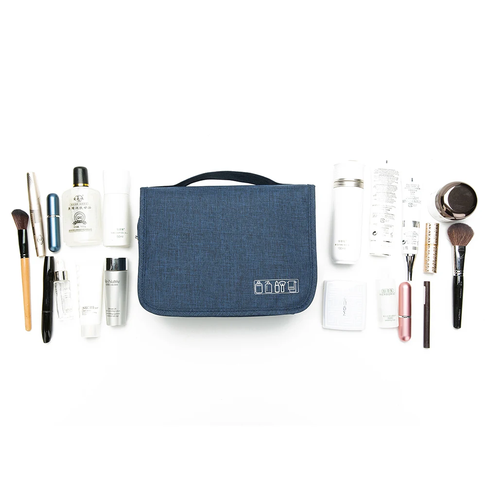 Hanging Cosmetic Bag Multifunction Portable Makeup Case Travel Toiletry Wash Make Up Storage Pouch Beautician Folding Makeup Bag