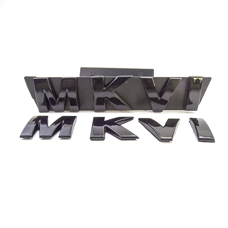 

3D MKVI эмблема на решетку автомобиля и значок заднего грузовика - 3-цветные глянцевые наклейки для VW Golf 6 MK6