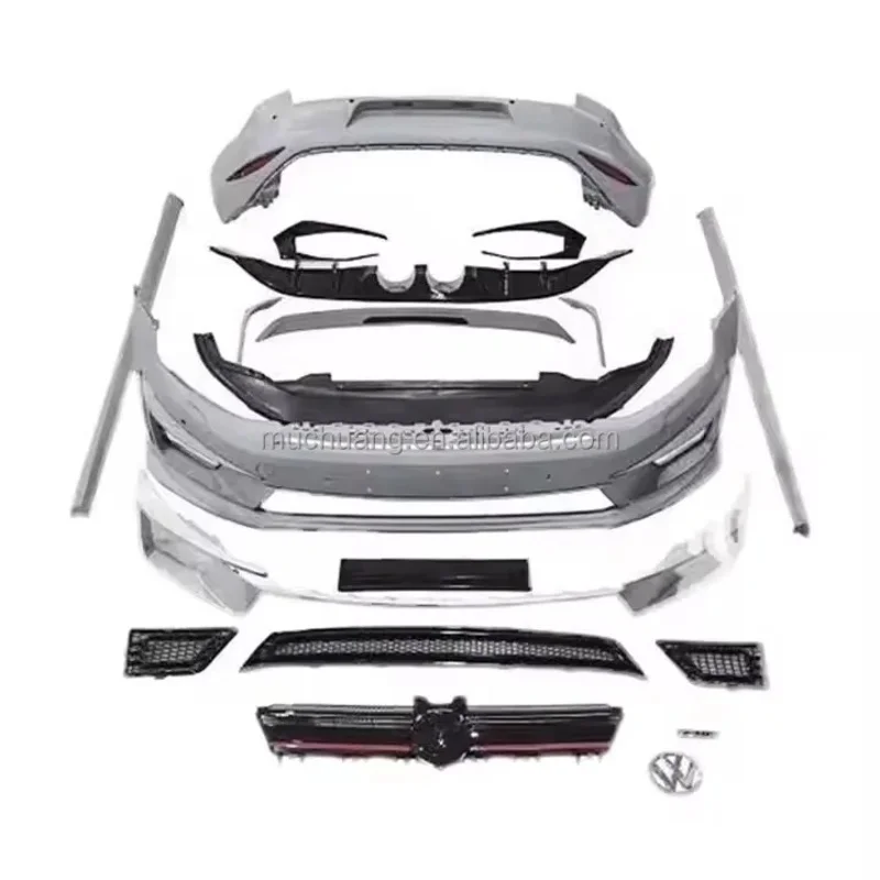 

7 2018-2020 Auto Parts Body Kit R400 Style Full Set Body System Upgrade Made of Durable PP Plastic