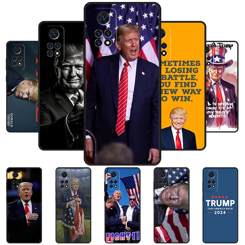 Donald Trump Rally OMG Phone Case For Redmi Note 11 EPro 11S 10 10T 9S Promax 8 Pro Xiaomi Mi 10 11 12X 12S Ultra Cover