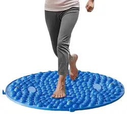 Foot Reflexology Mat Round Foot Massage Mat Pressure Point Massage Tool Foot Reflexology Tool Practical Massage Foot Mat For