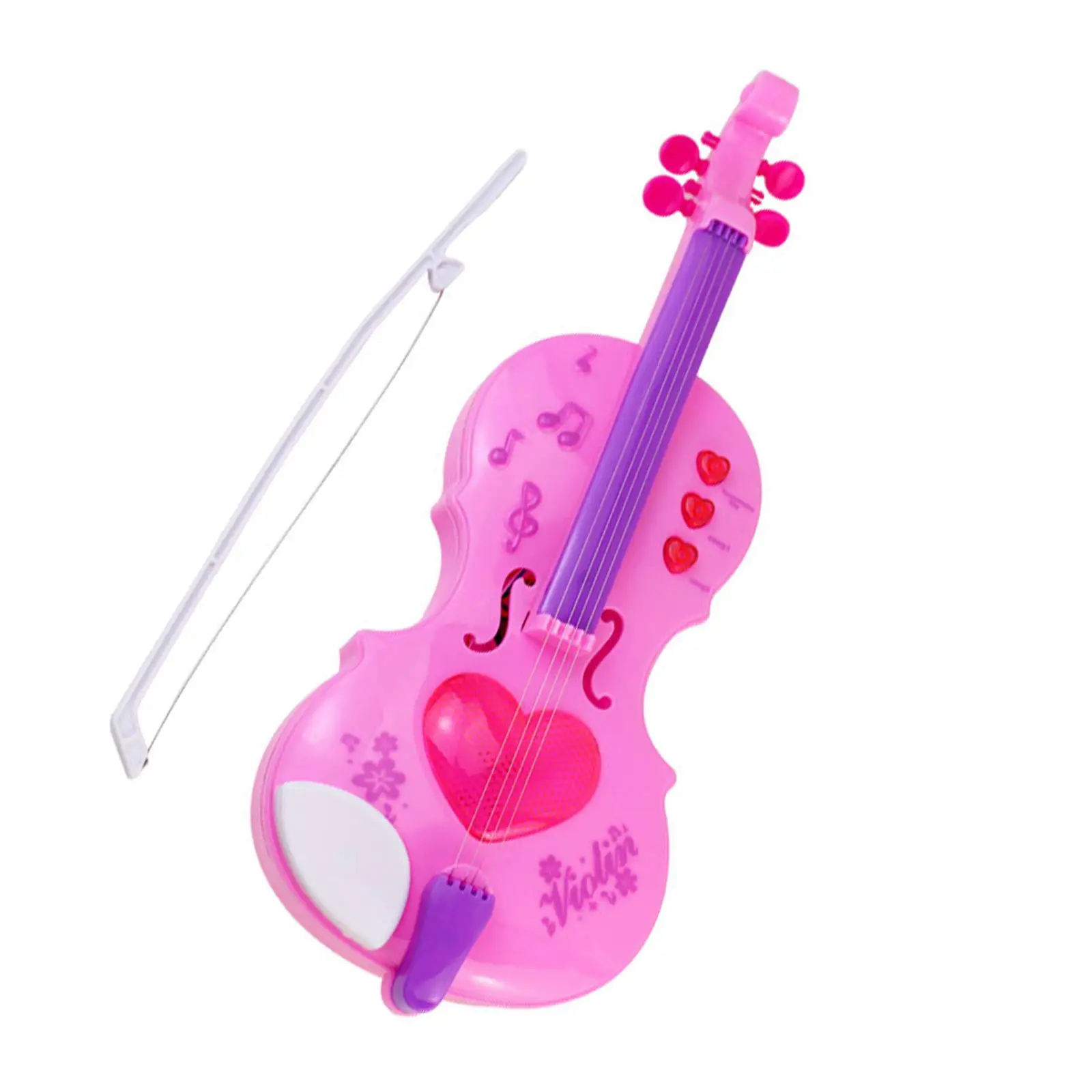 

4 String Electric Violin Musical Instruments Portable Learning Simulated for Preschool Children Toddlers Party Favor