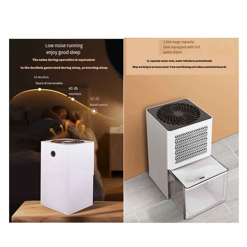 

A44Z-осушитель воздуха, портативный бесшумный поглотитель влаги, осушитель воздуха для дома, спальни, офиса, кухни, дезодоратор, вилка европейского стандарта