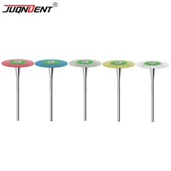 JUQNDENT Dental Rubber Diamond Polisher Wheels for Porcelain Zirconia Polishing HP 26mm Dentistry Laboratory Polisher Tools