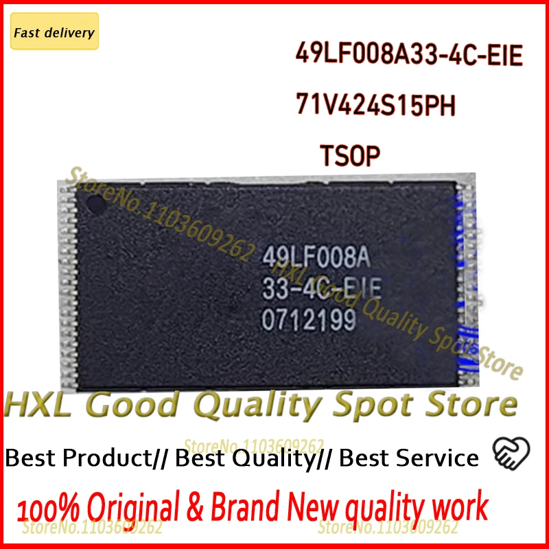 SST49LF008A33-4C-EIE SST49LF008A33 49LF008A33 TSOP 71V424S15PH 71V424S15 TSOP44  5PCS/LOT