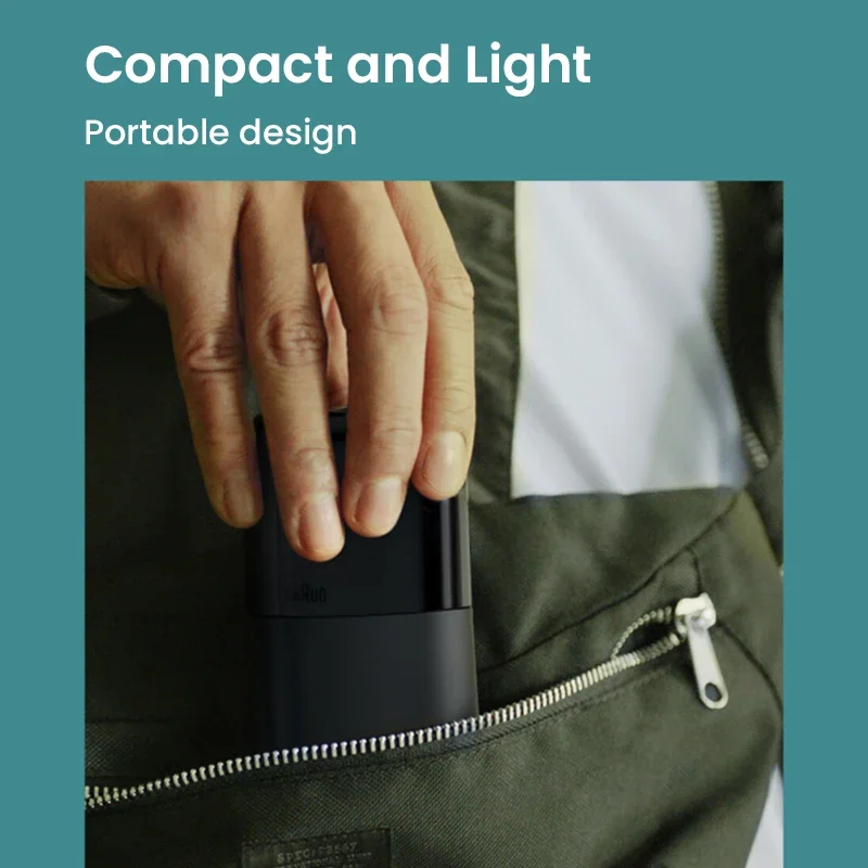 ماكينة حلاقة براون الصغيرة X Series M1012 للرجال رطبة وجافة ذات استخدام مزدوج قابلة للغسل وقابلة لإعادة الشحن ماكينة حلاقة اللحية الأصلية